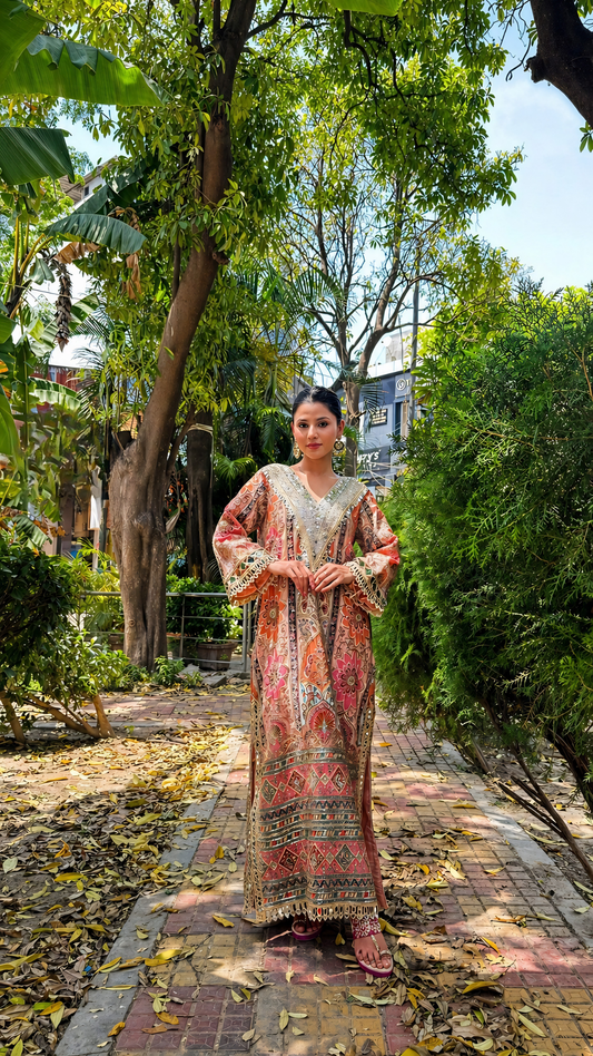 Rangrez Long Kaftan