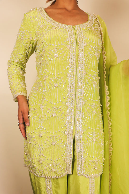 Aabish - Handwork Kurta Dhoti set