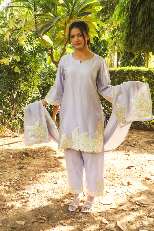 Aashna  - Applique work Kurta Set