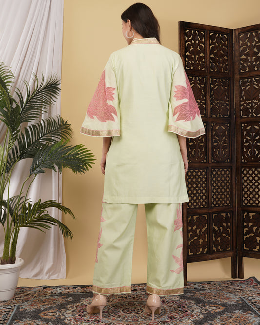 Mohsina - Applique work Co-ord set