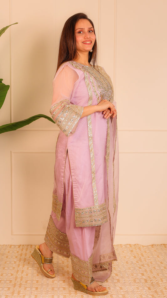 Reva - Kurta Salwar set (PURPLE)