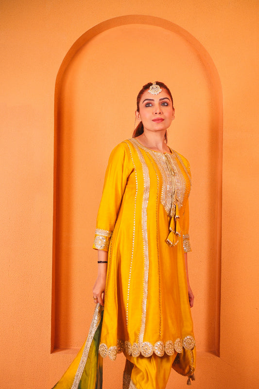 Indra - A line kurta with Salwar